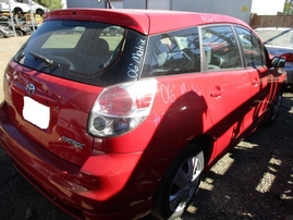 2006 TOYOTA MATRIX XR RED 1.8L AT Z16410